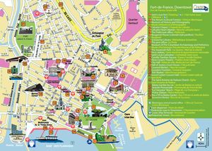 Plan Fort de France Centre-ville 2018