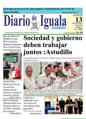 Diario De Iguala Martes 13 De Marzo De 2018