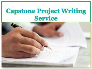 Capstone Project Writing Service