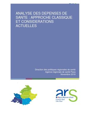 Analyse des dépenses de santé : approche classique et considérations actuelles