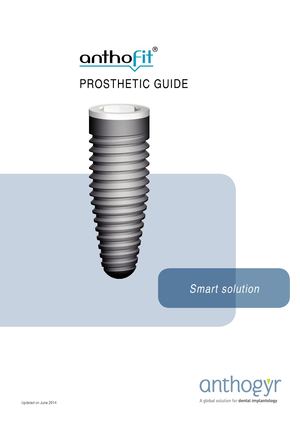 Anthofit® prosthetic guide - FR/GB