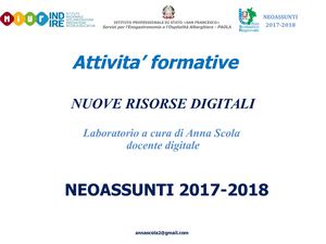 1 Presentazione Scola Neoassunti Copia