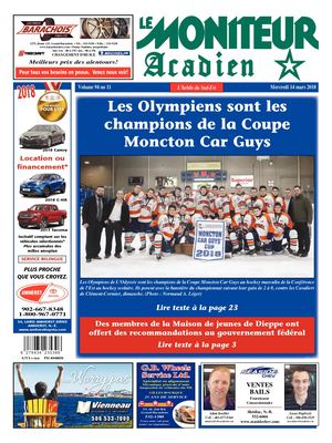 Moniteur Acadien 14 Mars