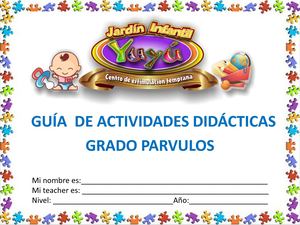 Guia Actividades Parvulos