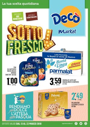 Offerte valide DAL 13/03/2018 al 22/03/2018