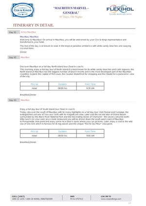 Mauritius Tour Packages