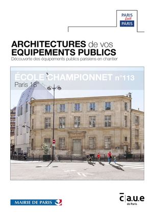 LIVRET ÉQUIPEMENT PUBLIC ÉCOLE CHAMPIONNET