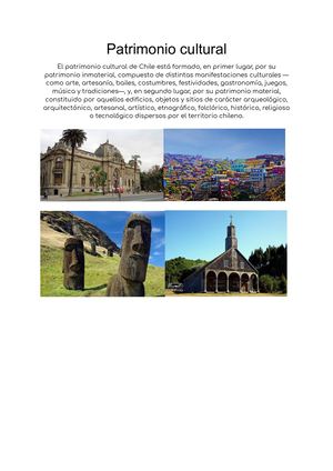 PATRIMONIO DE CHILE