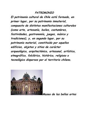 Constanza Escobar Henriquez Definición De Patrimonio