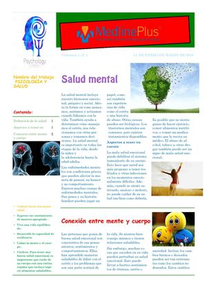 Boletín De Psicología Dela Salud Mental