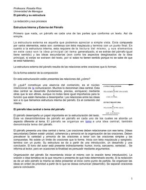 El Parrafo Y Su Estructura 1 (1)