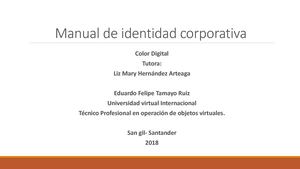 Manual De Identidad Corporativa Fish Culture
