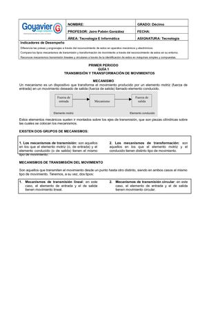 Transmisión Y Transformación De Movimientos Poleas (1)