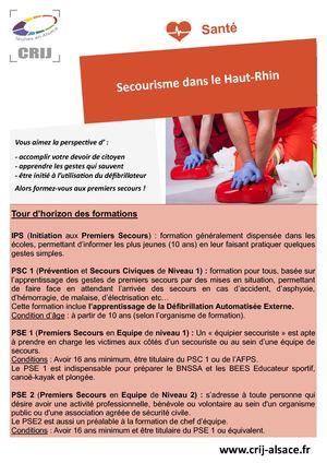 Secourisme Haut Rhin 2017