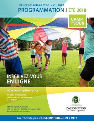 Programmation été 2018 | Camp de jour