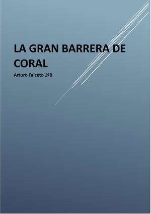 La Gran Barrera De Coral