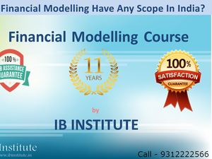Advanced Financial Modelling Courses | Best Financial Modelling Courses Delhi