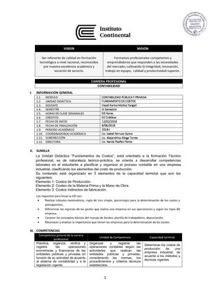 FUNDAMENTOS DE COSTOS HEYDI KARINA MOLINA YANGALI