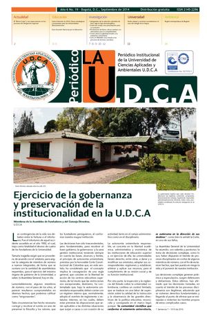 Periódico La U D C A Septiembre De 2014