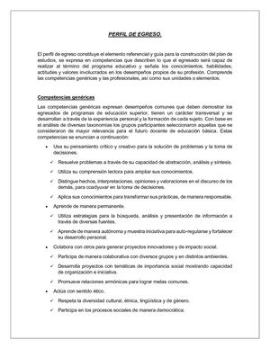 3 Perfil De Egreso