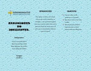 Radiaciones No Ionizantes