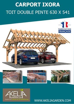 Carport Double Pente Ixora