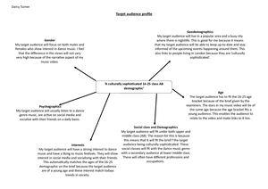 Target audience Profile