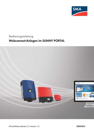 SMA Webconnect - Sunny Portal DE