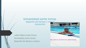 Tiempo Y Marca ( Natacion)