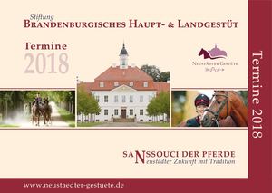 Termine 2018 Brandenburgisches Haupt Und Landgestüt Neustadt (Dosse)