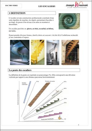 Documentation Escalier
