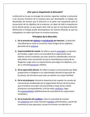 Direccion