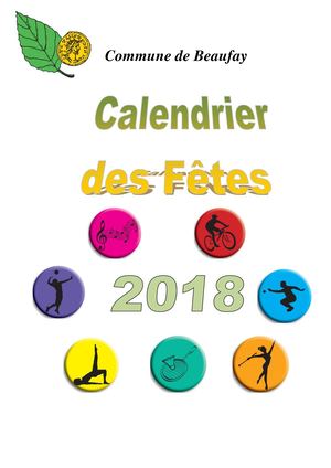 Calendrier Des Fêtes 2018