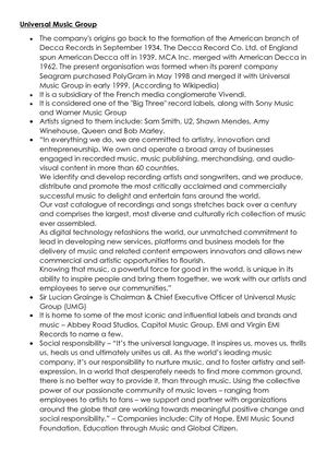 Universal Music Group