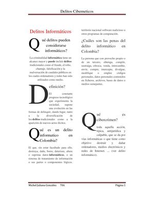 Delitos Informáticos