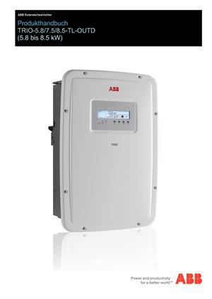 TRIO 5 8:7 5:8 5 Manuels DE - FR - NL - EN