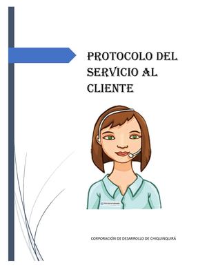 Protocolo De Servicio Al Cliente(cordech)