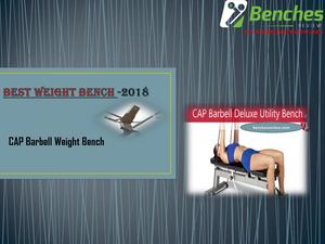 Cap Barbell Deluxe Utility Bench