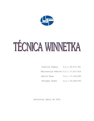 Ensayo Técnica Winnetka