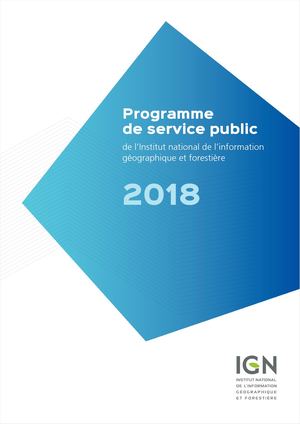 2018 - Programme service public IGN