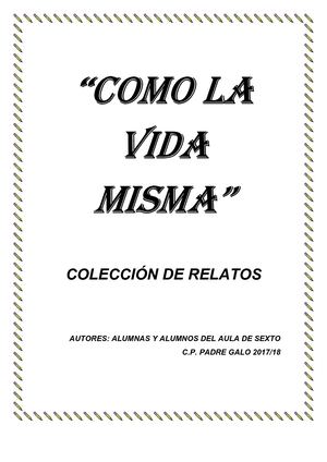 Colección de relatos