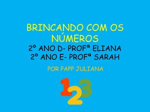 Brincando Com Os Números