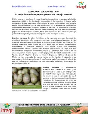 Manejo integrado de plagas