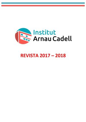 Revista Arnau Cadell