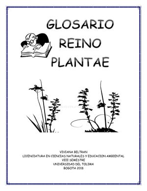 Glosario Reino Plantae