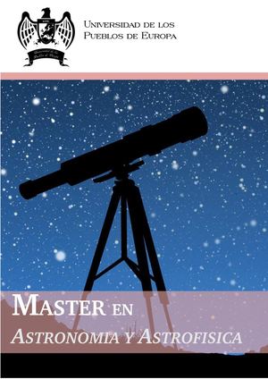 Máster en Astronomía y Astrofísica