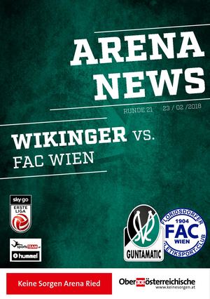 Arena News Wikinger vs. FAC Wien