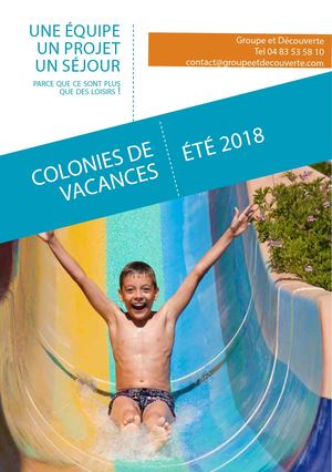 Plaquette Ete 2018 G&d