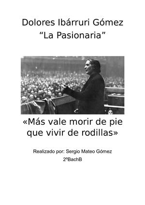 Dolores Ibárruri Gómez