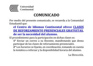 Comunicado 2